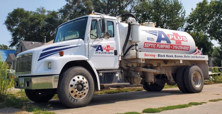 a plus septic truck