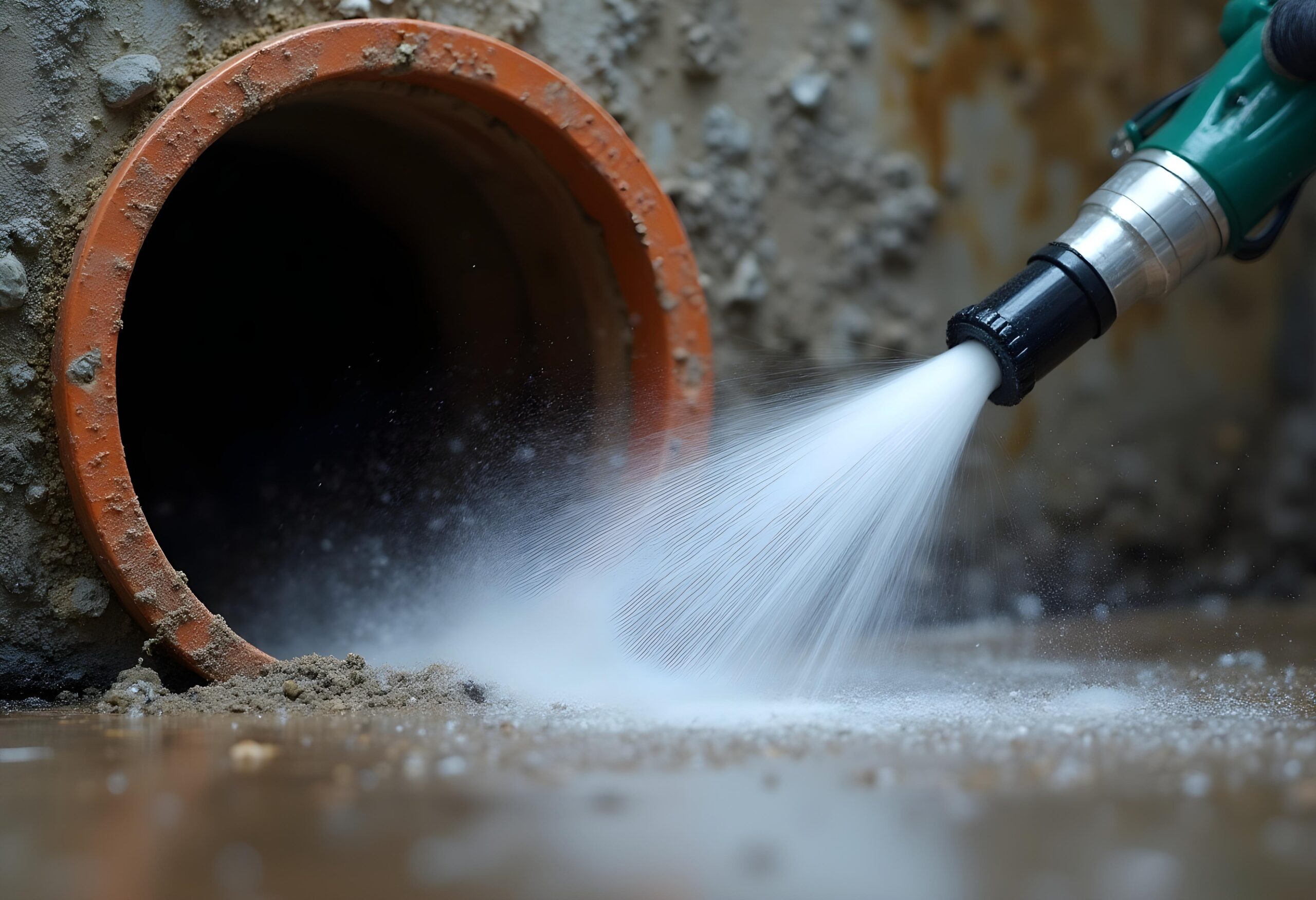 hydro jetting a sewer